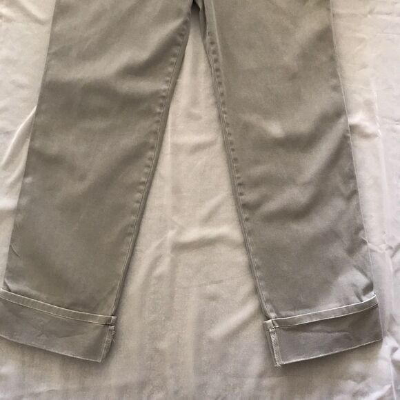James Perse Neutral Green Stretch Cotton Twill Pull On Casual Pants 1 S - Picture 4 of 8